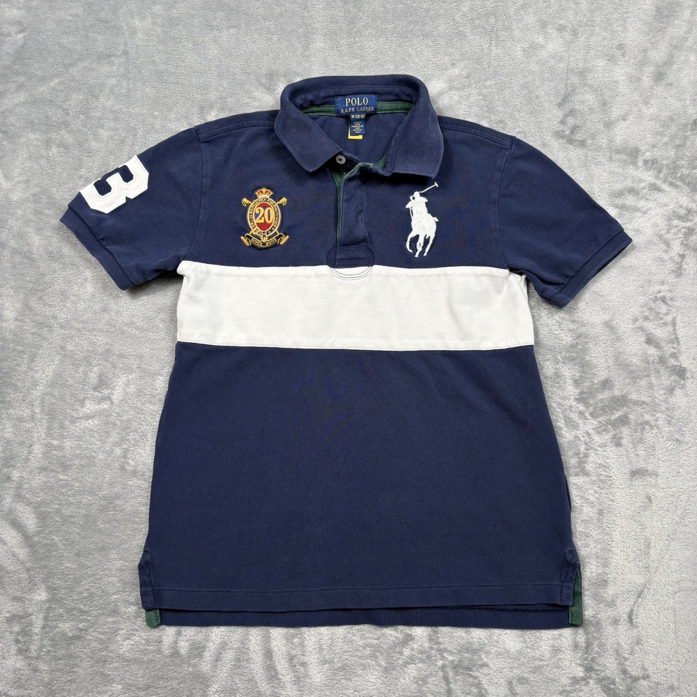 Polo Ralph Lauren Big Pony 20th Anniversary Polo Rugby Shirt Youth Medium